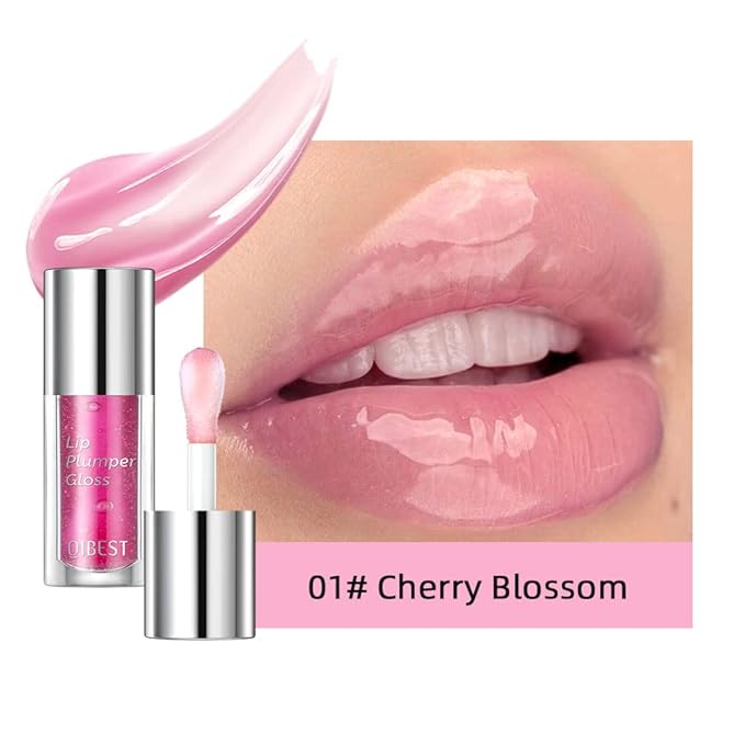 Plumping Lip Oil,Tinted for Lip Care Moisturizing lip oil,Long Lasting Nourishing Non-sticky (#1)