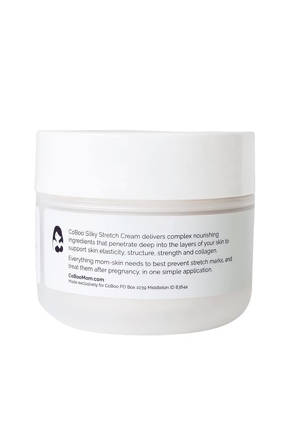 Silky Stretch Cream | Maternity Stretch Mark Cream for Pregnancy | Paraben Free 7oz Formula to Reduce Stretch Marks & Improve Skin Elasticity | Refreshing Scent