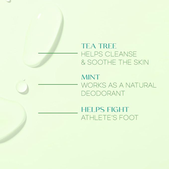 Tea Tree & Mint Foot Masks - Fights Athlete's Foot, Detoxifies & Exfoliates, Cooling & Relaxing - Dermatologist Tested Korean Skincare - Clean Beauty, Cruelty-Free, All Skin Types - 3 Pairs