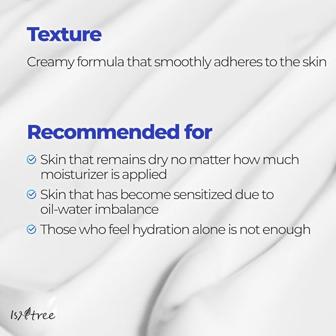 ISNTREE Hyaluronic Acid Moist Cream 100ml, 3.38 fl.oz | Korean Skincare | Deep Hydration for Dry Skin | Balances Oil & Moisture | Lightweight & Non-Greasy | Fragrance-Free