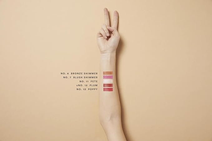 Olio E Osso - Natural Lip + Cheek Balm | Natural, Non-Toxic, Clean Beauty (No. 6 Bronze, 0.35 oz | 10 g)