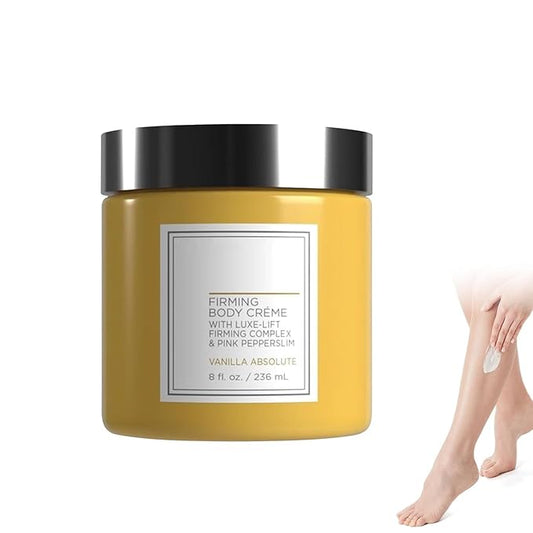 Champagne Lift Body Creme, Champagne Body Firming Cream, lift firming body creme,Deep Hydration & Smoothing, Hydrates Dry， Skin Arms & Legs（Vanilla, 8 Fl Oz）