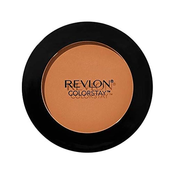 Revlon Powder Foundation, ColorStay Face Makeup, Longwearing, Oil Free-Fragrance Free, Noncomedogenic, Cappuccino (410)