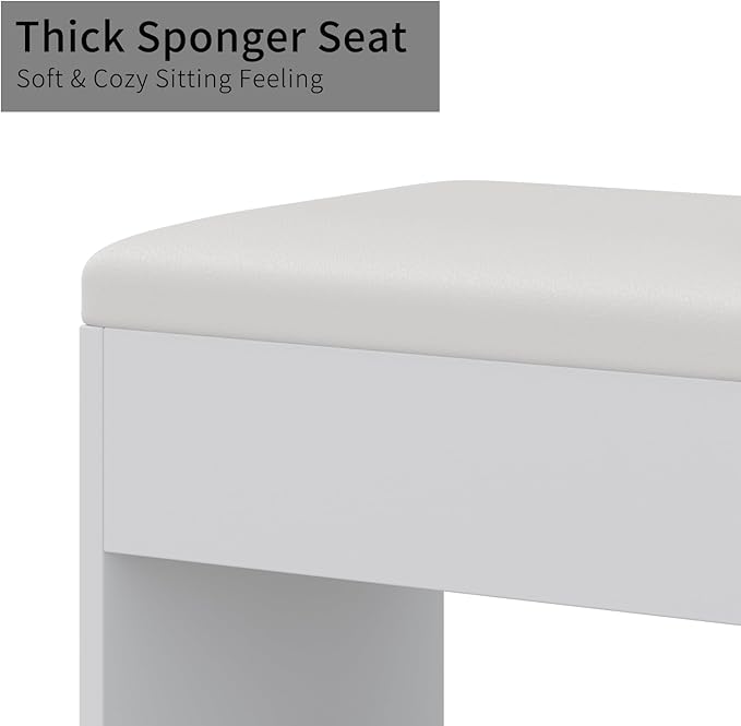 11 Drawers Makeup Vanity with Charging Station, Vanity Desk with 13 LED Bulbs and HD Mirror, 3 Color Brightness Adjustable, Glass Top Vanity Set for Bedroom, White