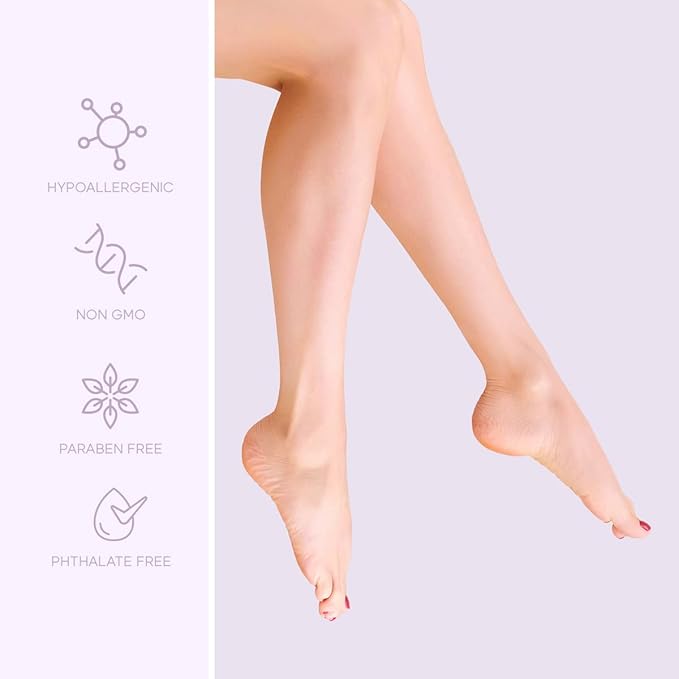 Lavender & Mint Foot Masks - Repairs & Softens Cracked Feet, Hydrating & Exfoliating - Dermatologist Tested Korean Skincare - Clean Beauty, Natural Ingredients, Cruelty-Free - 3 Pairs