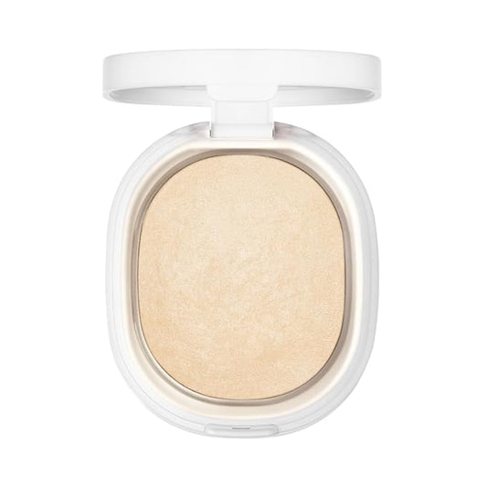 BAKED POWDER 001 NATURAL BEIGE, Terra-Cotta Facial Powder, Crease-free, Smudge Free & Weightless Setting powder (6.2g, 0.014 oz.)