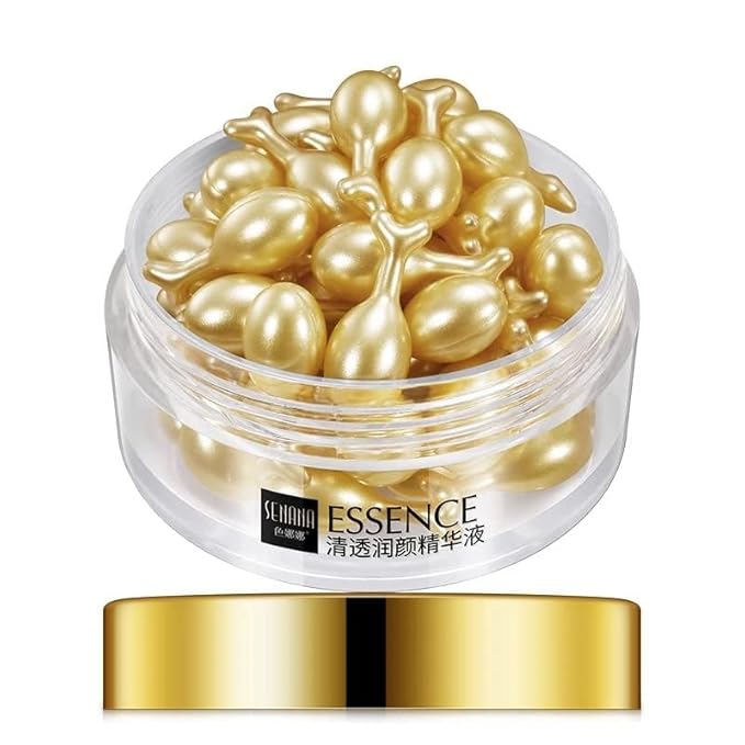 Active Skin Repair, Nourishing Anti Aging Night Serum Capsules for Face - Vitamin E, Supports Facial Skin Brightening and Corrects Dark Spots (3)