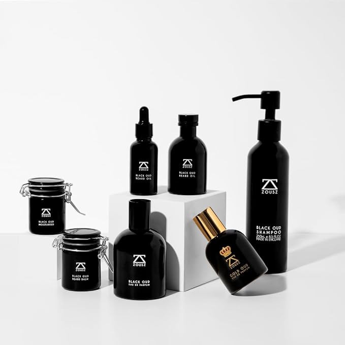 Gold Oud Beard Balm for Men – Rich Earthy Scented Beard Butter with Natural Oils – Hydrates, Softens & Fights Beardruff – Premium Skincare & Grooming for Beards – 50g