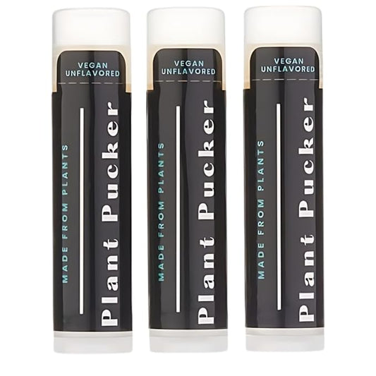 Vegan Lip Balm (3-Pack) (Unflavored)