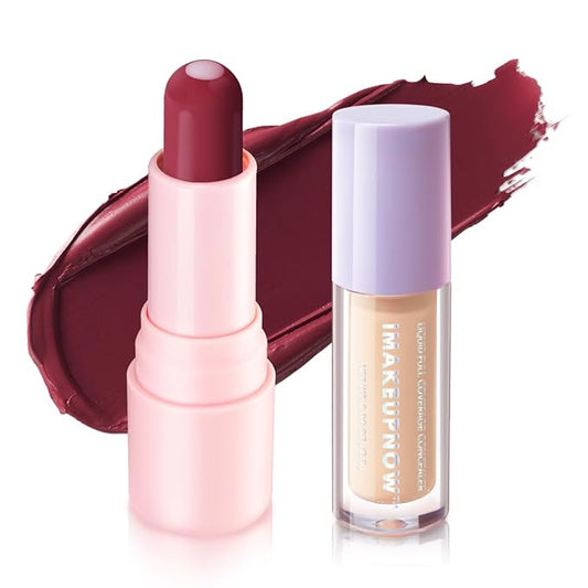 tinted lip balm, Conditioning & Nourishing Lip Balm, Matching concealer to cover lip lines and enhance color development- WINDSOR WINE