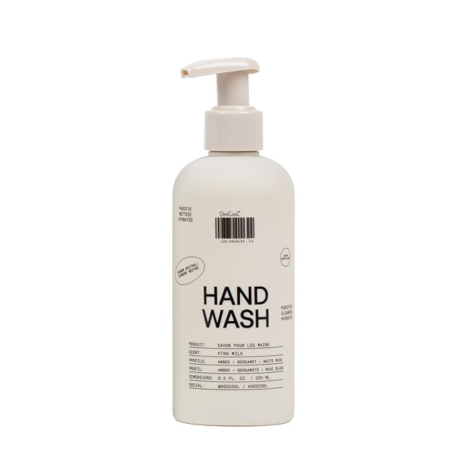 DedCool Xtra Milk Hand Wash – Gentle Hydrating Cleanser with Squalane, Aloe, and Marshmallow Root | Non-Toxic, Vegan, Carbon-Neutral