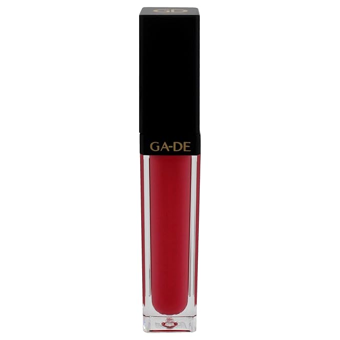 GA-DE Crystal Lights Lip Gloss, 821 - Enriched with Light-Reflecting Crystal Pearls - Smooth Silky, Rich Color - Moisturizes and Adds Shine - 0.2 oz