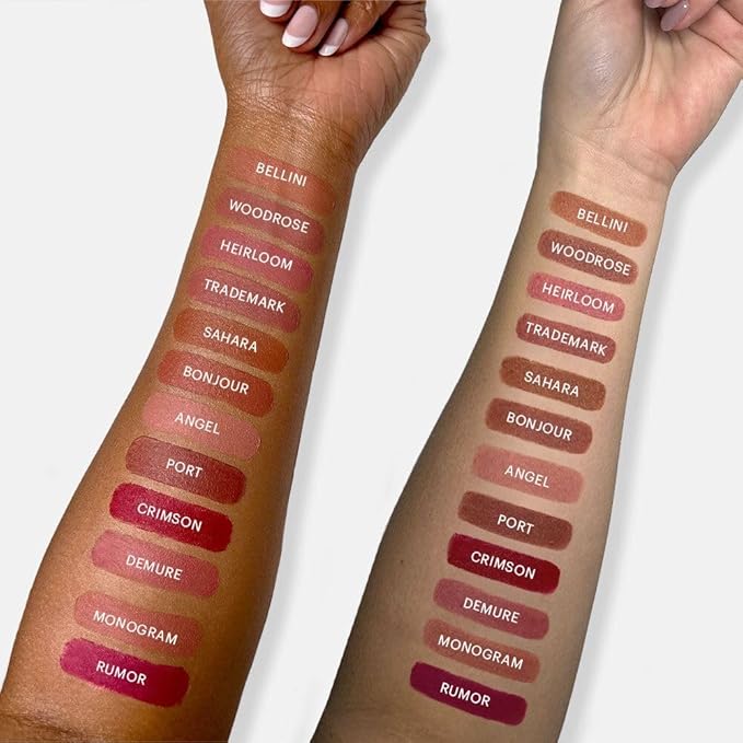 Glo Skin Beauty Suede Matte Lip Crayon (Sahara) - Longwearing Formula Stays On All Day, With Conditioning Shea Butter + Mango Seed Oil for a Velvety Smooth Finish