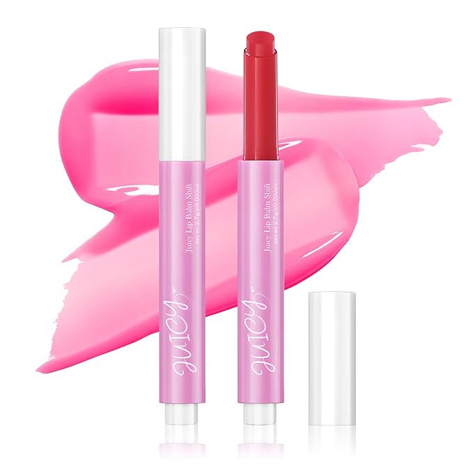 DAGEDA Tinted Lip Balm, Moisturizing Magic Color Changing Lipstick, Soothing Hydrating Lip Balm Tinted, Glossy Lip Plump Gloss Butter Balm, Lightweight, Non-Greasy, 02