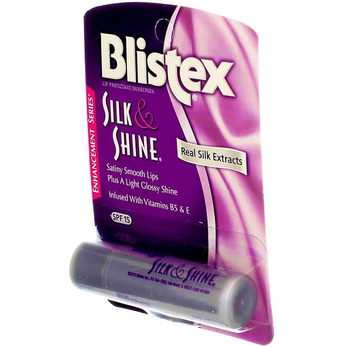 Blistex Silk & Shine Lip Moisturizer 0.13 oz Pack of 6 (NO SPF)