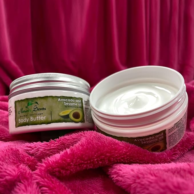Nature's Secrets Herbal Heritage Body Butter Avocado and Sesame Oil for all skin types, 200ml