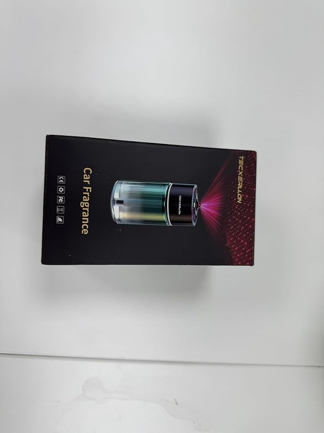 Car Air Freshener, Car Diffuser with RGB Ambient Light & Starry Ceiling, 4 Smart Scent Modes, 120-Day Runtime, Auto On/Off,USB-C Rechargeable, Ocean-Inspired Fragrance, 120ML