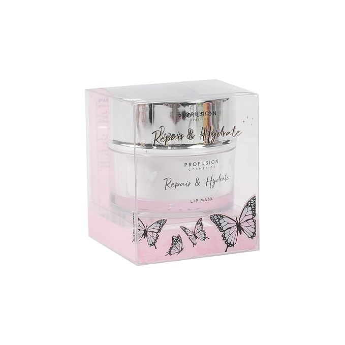Profusion Cosmetics Empowered Butterfly Repair and Hydrate Lip Mask, Moisturizer Designed for Care and Treatment, Clean Beauty Product Nourishes Healthy Skin and softer, smoother pout