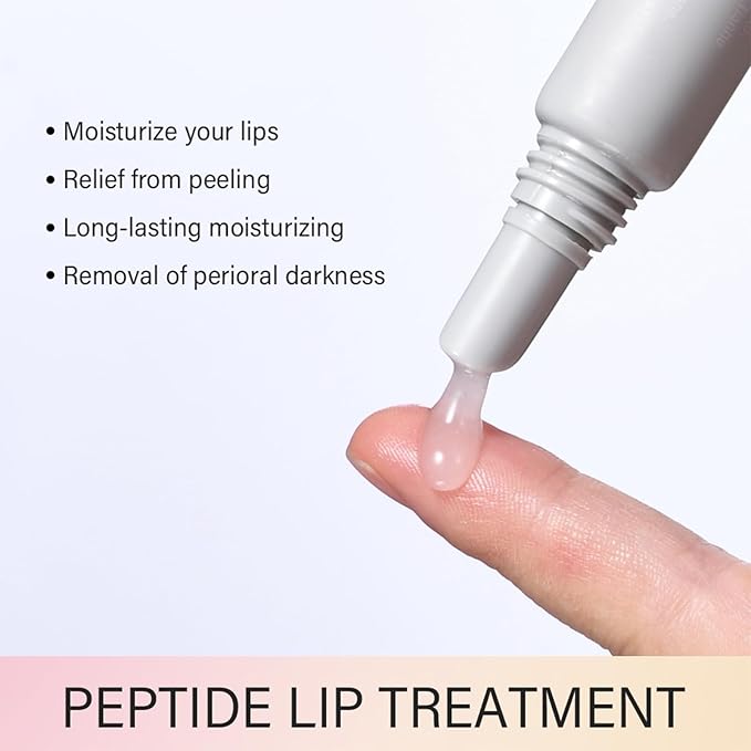 Lip Glowy Balm,Hydrating Moisturizing Lip Balm for Dry Cracked Lips,Sheer Tint Color,Shiny Glossy,Long Lasting Lip Moisturizer Nourishing Lip Care Lip Repair Gel Peptide Lip Treatment ChapStick-04#