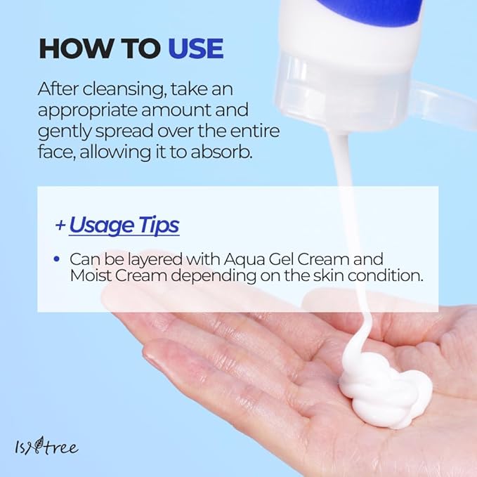 ISNTREE Hyaluronic Acid Moist Cream 100ml, 3.38 fl.oz | Korean Skincare | Deep Hydration for Dry Skin | Balances Oil & Moisture | Lightweight & Non-Greasy | Fragrance-Free