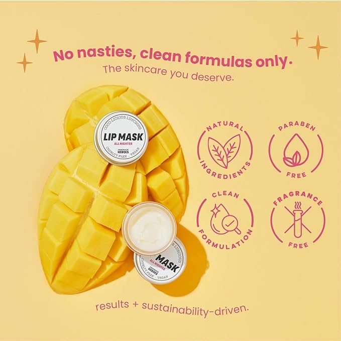 100% Natural Tinted Lip Butter Sleeping Lip Mask Clean Petroleum Free Lip Moisturizer and Conditioner for Dry Lips Intensive Lip Balm and Lip Therapy Skin Care with Mango butter (Light Pink)