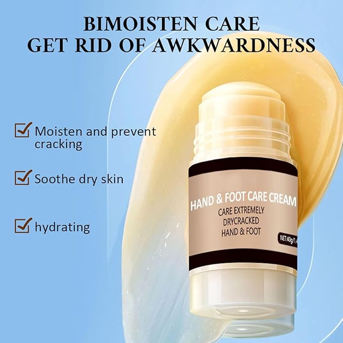 Foot Cream for Dry Cracked Heels and Feet, Horse Oil Foot Balm Repair Cream for Knees Elbows Hands Hydrate & Nourish Foot Care for Calluses Softens Skin Exfoliates Dead Skin Women and Men 1.41oz