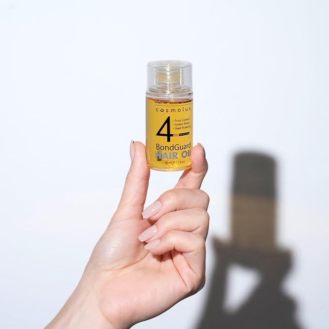 BondGuard Bonding Oil, Heat Protectant & Repair Oil for Damaged, Color-Treated & Frizzy Hair, Adds Shine & Tames Frizz, Lightweight & Vegan - 1.7 fl oz (50 mL)