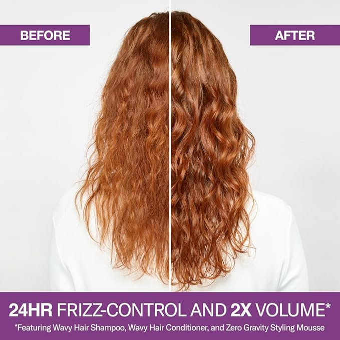 FUNCTION OF BEAUTY Zero Gravity Styling Mousse, 7 oz – Adds Volume + Defines Natural Waves, Frizz Control + Flexible Hold, Lightweight Feel, No Crunch or Stiffness, Heat Protection Up to 450°F