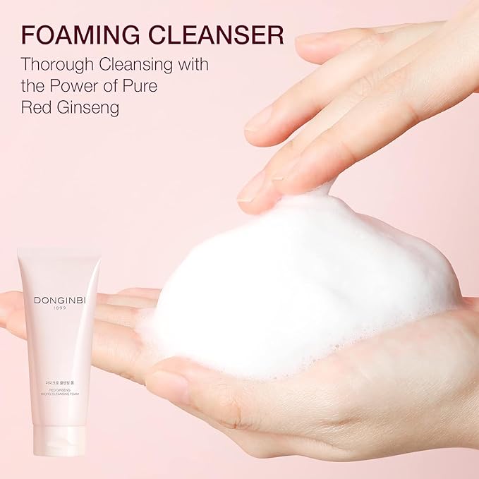 Donginbi Red Ginseng Moisturizing & Firming Set EX, Anti-Aging Korean Skin Care, Routine Kits for Smooth, Radiant Skin