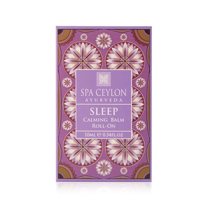 SPA CEYLON Sleep Calming Balm Roll On | Natural Sleep Aid with Soothing Scent | Quick-Acting Bedtime Relief | Travel-Friendly for All Skin Types
