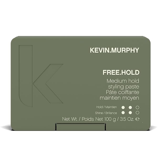 KEVIN.MURPHY Free.Hold - Hair Styling Paste - for All Hair Types - Medium Hold - Hair Breakage Prevention - Hair Styling Product - Paraben Free Hair Care - 100 g / 3.5 oz