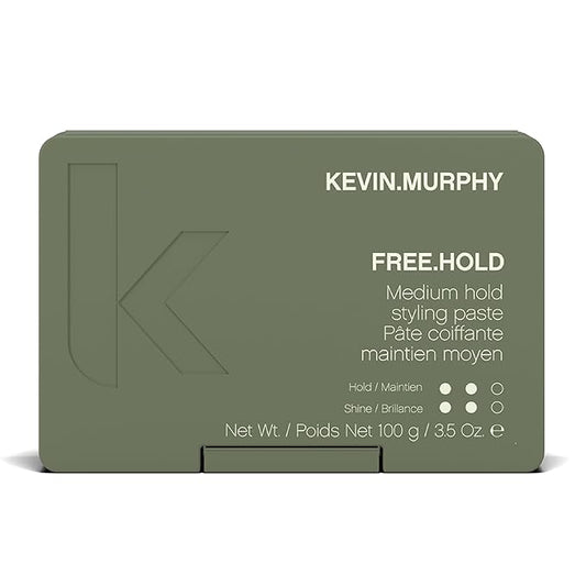 KEVIN.MURPHY Free.Hold - Hair Styling Paste - for All Hair Types - Medium Hold - Hair Breakage Prevention - Hair Styling Product - Paraben Free Hair Care - 100 g / 3.5 oz