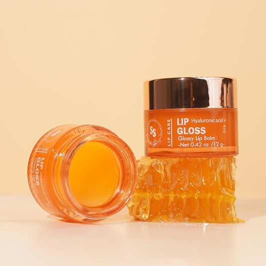 All natural lip balm - for dry, chapped, sensitive lips | with grassfed tallow, Castor oil, CoQ10, Hyaluronic Acid and Silk - Ultra Moisturizing, Conditioning, Organic (0.4 fl oz/12 mL) (Untinted)