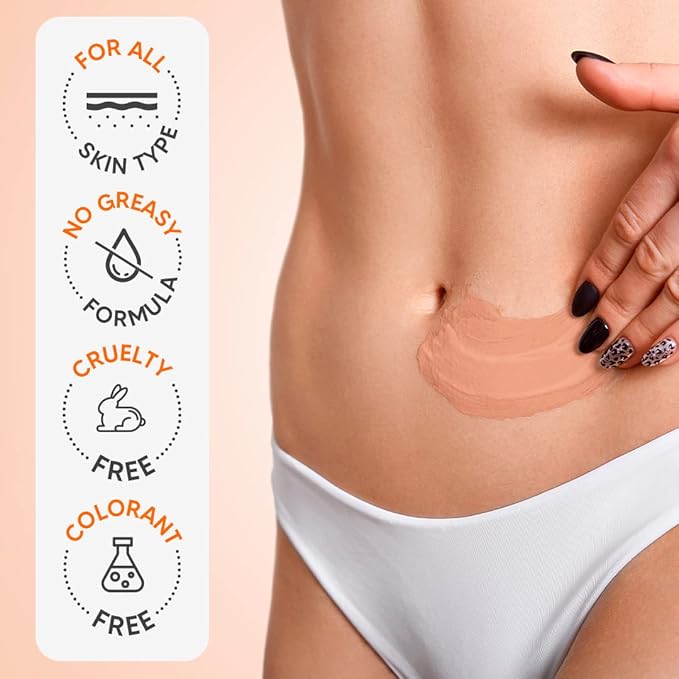 Cicatrissim Anti Stretch Mark Cream for Pregnancy - Brazilian Flora - Postpartum Stretch Marks Removal Cream for Belly, Thigh, Butt, Legs- Maternity Stretchmark Prevention & Remover for all Skin Types