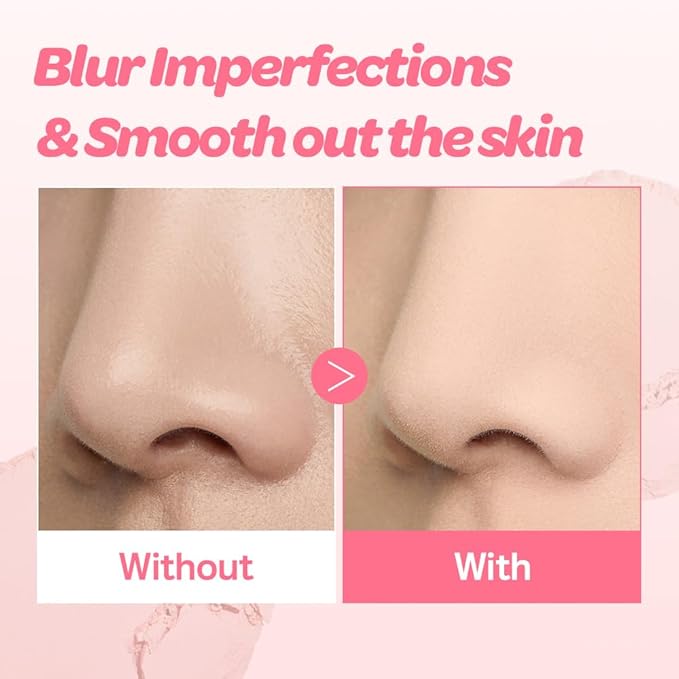 I'M MEME Compact - Tone-up Pact | Korean Pressed Setting Powder for Pink Blur Effect, with Calamine, Makeup Powder Foundation, Translucent Compact, Finishing Powder, Oil Control Face Powder, 0.35 Oz