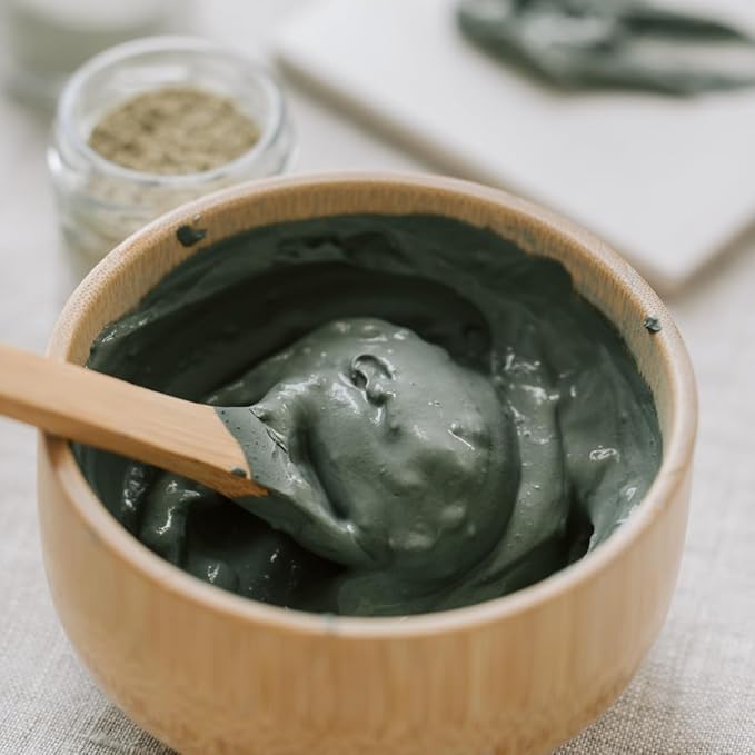 Waxelene Clarifying Mud Mask Dry Blend - Wrinkle Fighting Ritual Cleans Pores Hydrates Nourishes Skin Vitamin C Papaw Bentonite French Green Clay