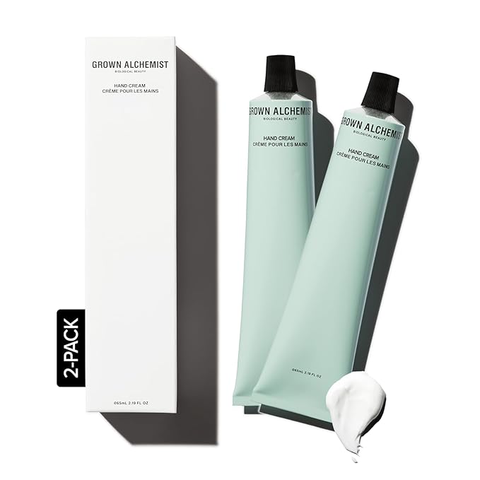 Grown Alchemist Purifying Hand Cream DUO - Tea Tree Extract, Cedarwood. Non-Greasy Moisturizer that Soothes and Softens Hands (2x65ml each)