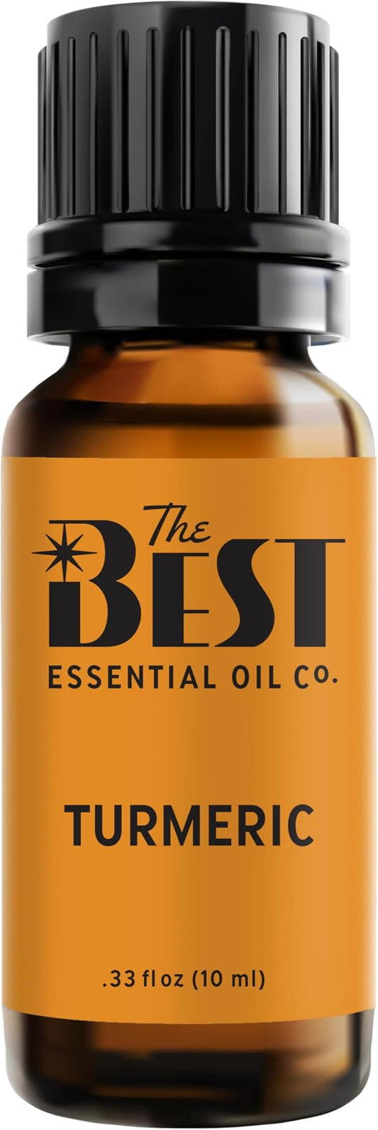 The Best Turmeric Essential Oil Premium Grade- 100% Pure & Natural for Aromatherapy, Diffuser, Spa, Massage, Air Freshener- 10 ml (.33 fl oz)
