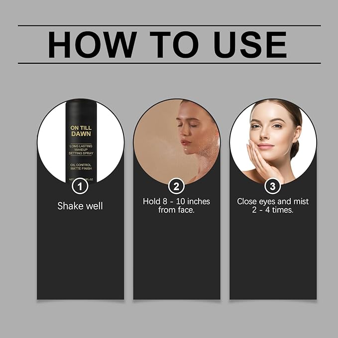 Make Up Setting Spray, Matte Finish Setting Spray for Makeup, Long Lasting, Natural Finish, Smudge Proof, Hydrating Face Mist for All Day Wear (100ML)