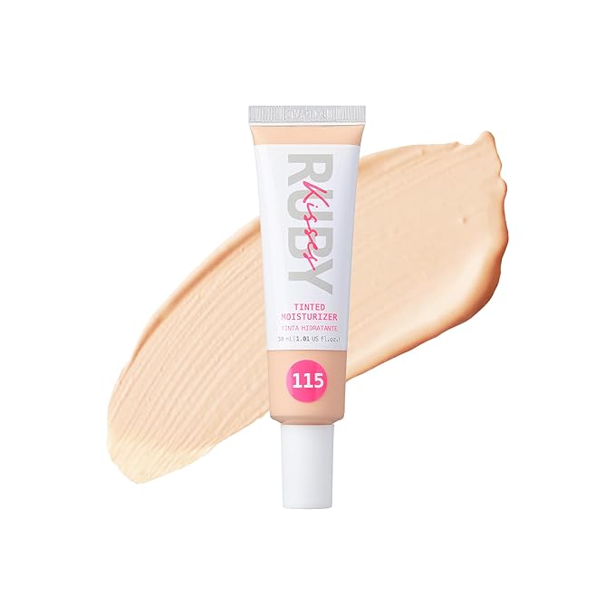 Ruby Kisses Tinted Moisturizer, Hydration, Calm & Revitalize Skin, Skin Perfecting, Blur Pores & Fine Lines, Natural Finish & All-Day Comfort Wear (Ivory)