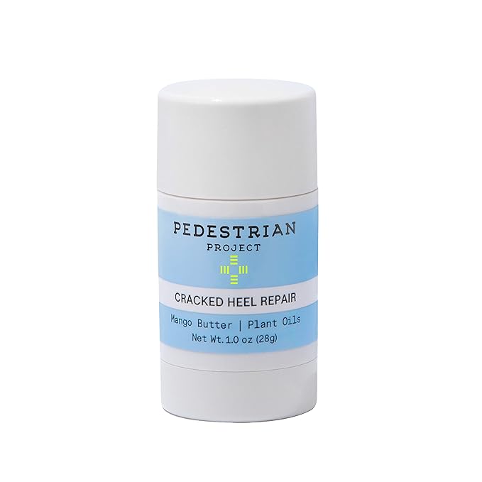 Cracked Heel Repair Foot Care Balm, Smooths & Fills Cracks & Rough Skin with Healing Shea & Mango Butters, Vegan, Cruelty Free, 1 oz