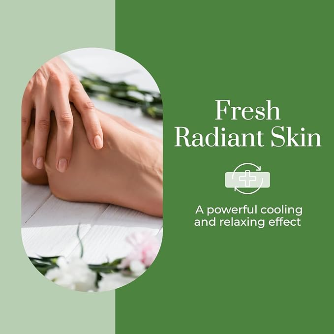 Mint & Tea Tree Foot Masks Moisturizing Socks - Exfoliating, Hydrating & Revives Cracked Feet - Dermatologist Tested, Clean Beauty & Cruelty-Free Skincare - 3 Pairs