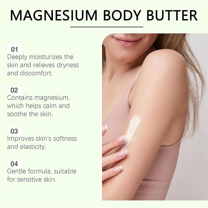 Mama-Bear Neuropathy Cream, Magnesium Body Butter, Magnesium Cream for Neuropathy, Deeply Moisturizes Skin, Keep Soft Smooth (2PCS)