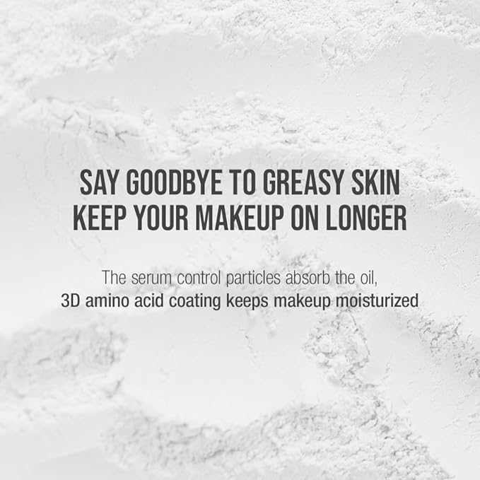 TFIT Translucent Set Finishing Powder - Sebum Control Face Loose Powder, Matte & Silky Finish, Lightweight, Long-lasting, Korean Makeup Setting Powder, 0.24 Oz. (02 Skin Beige, 0.24 Oz.)