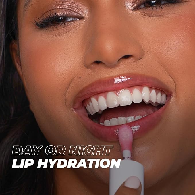 Vitamasques Korean Lip Oil Stain - Watermelon, Plump & Hydrate, Korean Lip Gloss, Lip Gloss plumper, Lip Oil For Women, Non-Sticky Lip Glow Oil Moisturizing - 0.17 Fl Oz