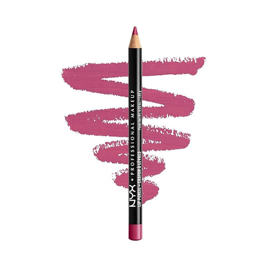 NYX PROFESSIONAL MAKEUP Slim Lip Pencil, Long-Lasting Creamy Lip Liner - Bloom