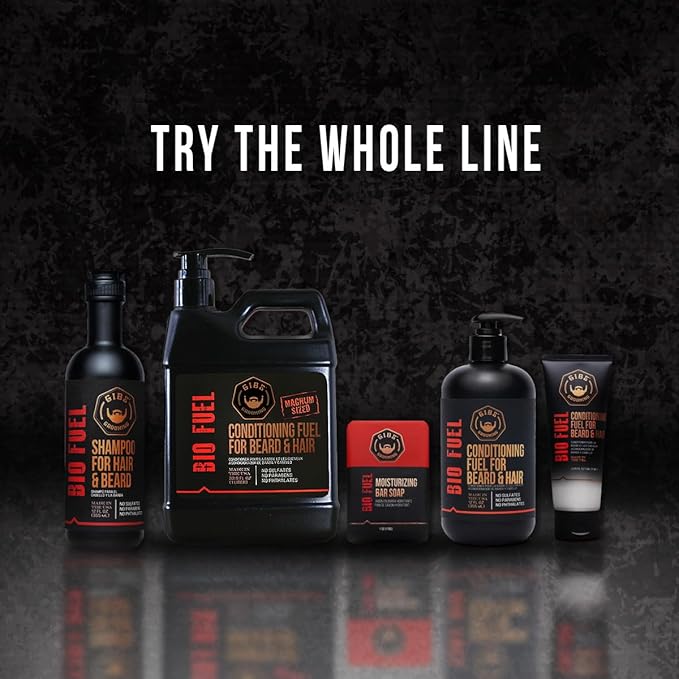 GIBS BioFuel Hair Conditioner For Men - Beard & Hair Conditioner, 3.25 oz