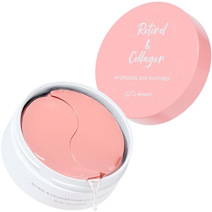 Retinol & Collagen Under Eye Patches - Under Eye Patch for Puffy Eyes & Bags, Dark Circles and Puffiness, Cooling Patches for Skincare, Under Eye Patchess for Beauty & Personal Care