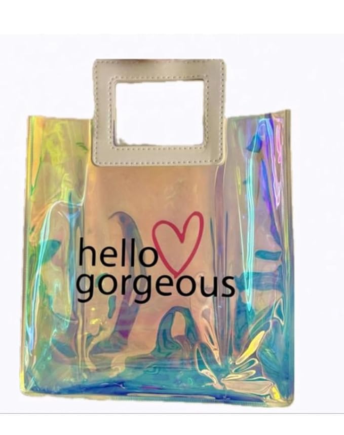 White Barn - Bath and Body Works - Gift Set 2 Piece Bundle - with Gift Bag HELLO GORGEOUS (You're The One)