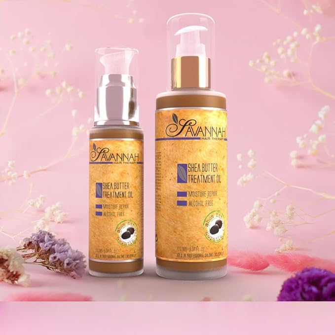 Hair Oil with Shea Butter & Keratin- Restore, Revive, Nourish for Dry, Damaged & Color Treated Hair, 3.38 Fl Oz/100 ml